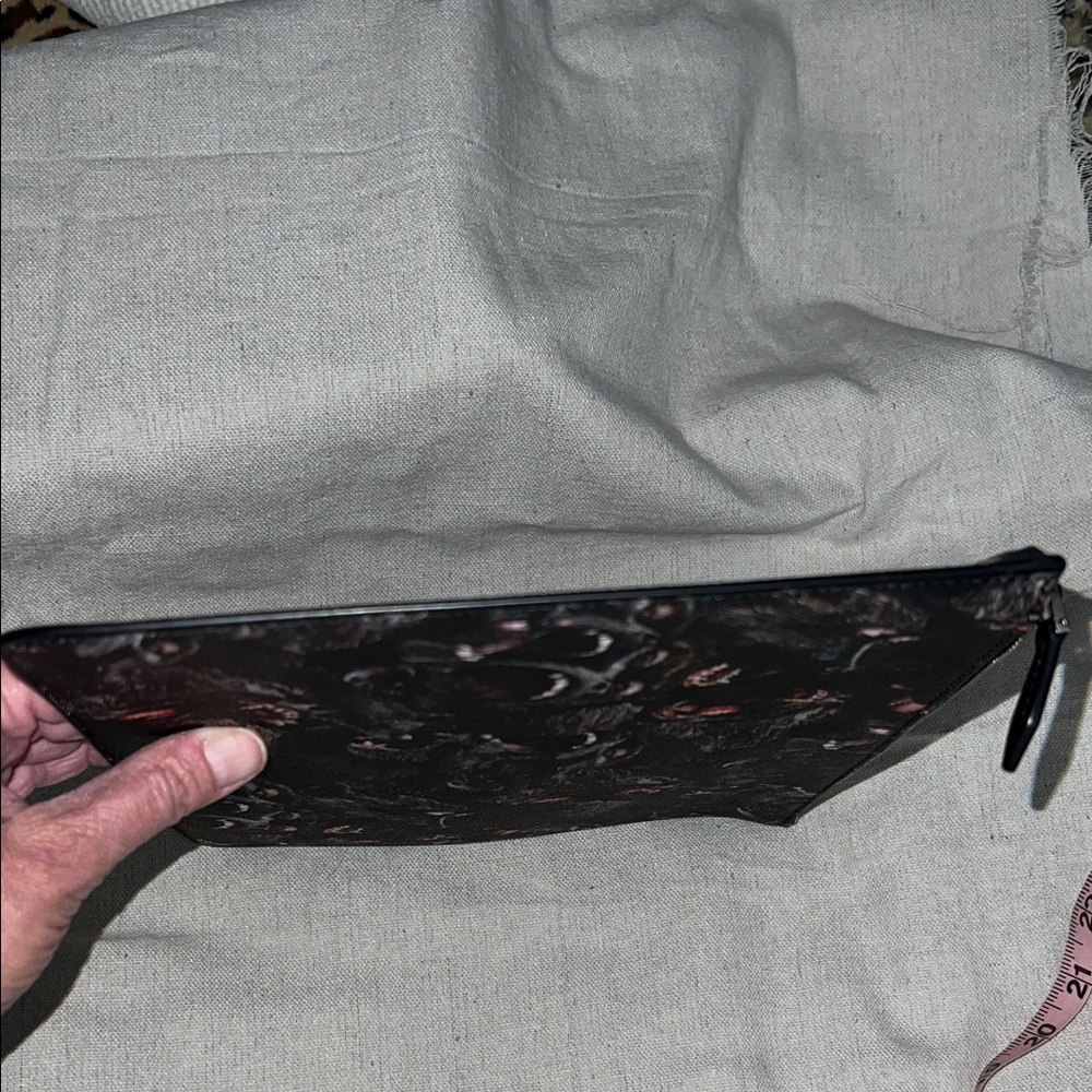 Givenchy Coated Canvas All Over Monkey Brother Large Zip Pouch - Picture 9 of 10